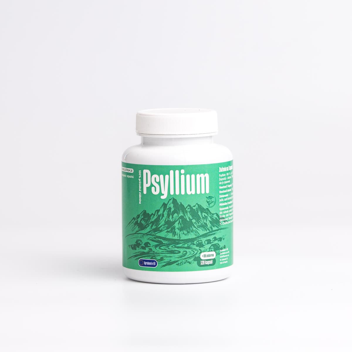 Psyllium 100% (120 kapsúl + 30 zadarmo)