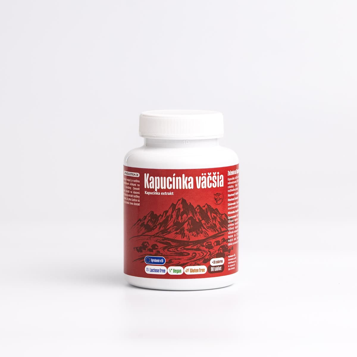 Kapucínka väčšia (90 tabliet + 10 zadarmo)